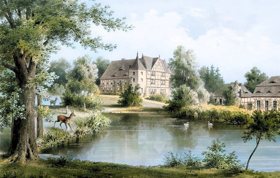 Briest-Lithografie von Wilhelm Loeillot aus dem Jahr 1824