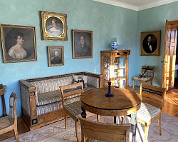 Blick in das Gartenzimmer