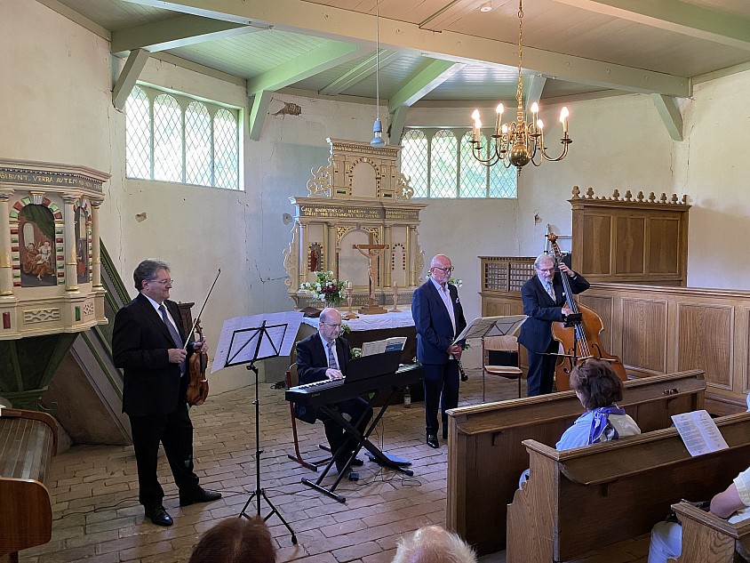 Das Monti-Quartett erfreute die Konzertbesucher mit klassischer Musik auf höchstem Niveau.
